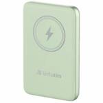 Verbatim Powerbank indukcyjny `n` Go 15W 10000mAh Wireless Magnetic zielony/green 32246