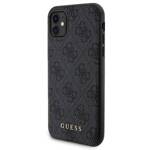 ZESTAW GUESS GUBPM5N614GEMGK IPHONE 11 6.1" HARDCASE + POWERBANK 5000MAH MAGSAFE CZARNY/BLACK 4G METAL LOGO