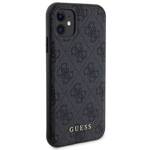 ZESTAW GUESS GUBPM5N614GEMGK IPHONE 11 6.1" HARDCASE + POWERBANK 5000MAH MAGSAFE CZARNY/BLACK 4G METAL LOGO