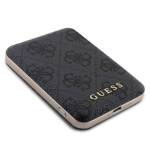 ZESTAW GUESS GUBPM5P13X4GEMGK IPHONE 13 PRO MAX 6.7" HARDCASE + POWERBANK 5000MAH MAGSAFE CZARNY/BLACK 4G METAL LOGO