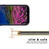 ZIZO METALLIC HYBRID COVER - ETUI SAMSUNG GALAXY S8 Z KIESZENIĄ NA KARTĘ (CZARNY/SREBRNY)